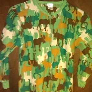 Cherokee boy's footed pajamas